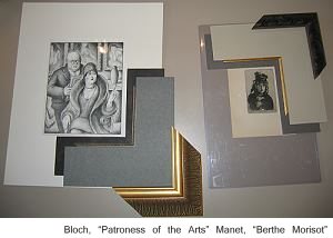 Custom Art Matting and Framing - Initial Layout